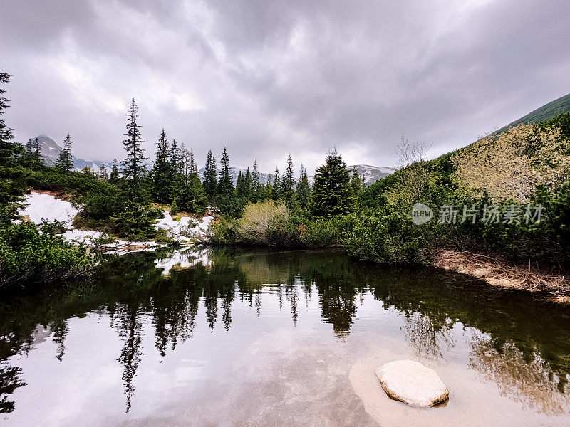 Kasprowy Wierch，波兰塔特拉山脉。波兰风景摄影，旅游概念照